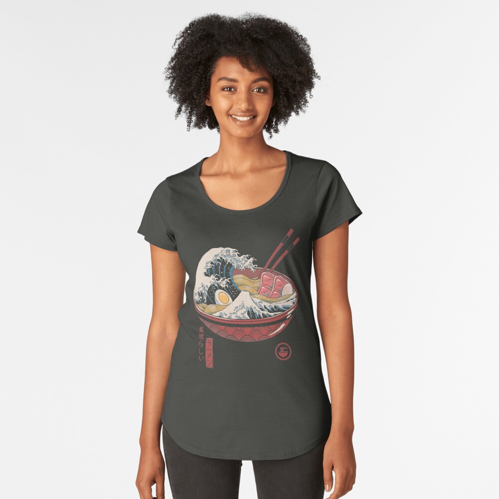 Vista previa del artículo con la obra «Camiseta premium de cuello ancho», diseñado y vendido por vincenttrinidad.