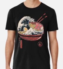 Camiseta premium Gran ramen de onda