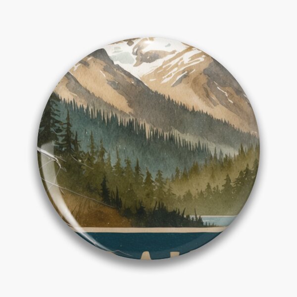 Item preview, Mount Rainier National Park Postcard Vintage Retro Travel designed and sold by TravelPostcardGems.