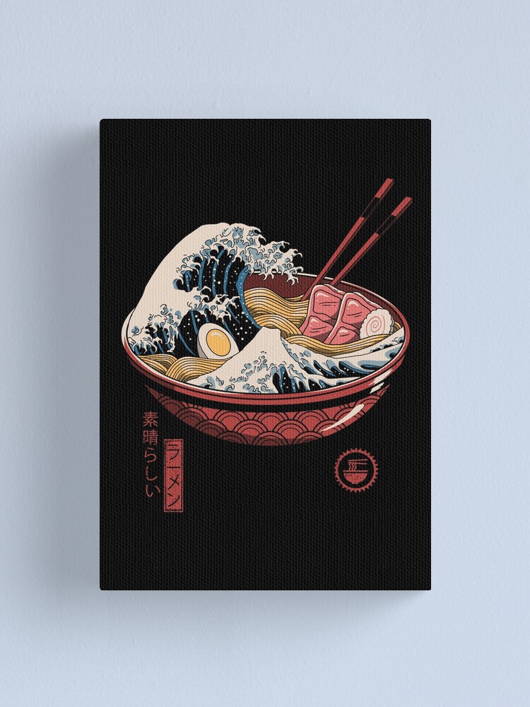 Alternate view of Great Ramen Wave Canvas Print