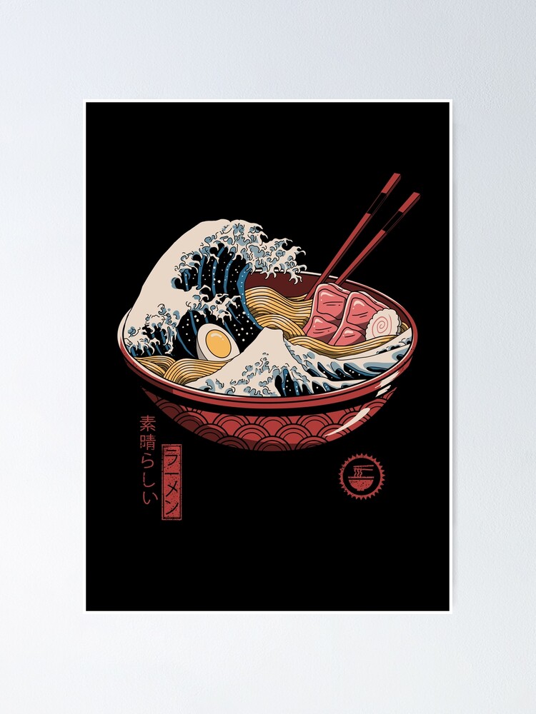 Alternate view of Great Ramen Wave Poster