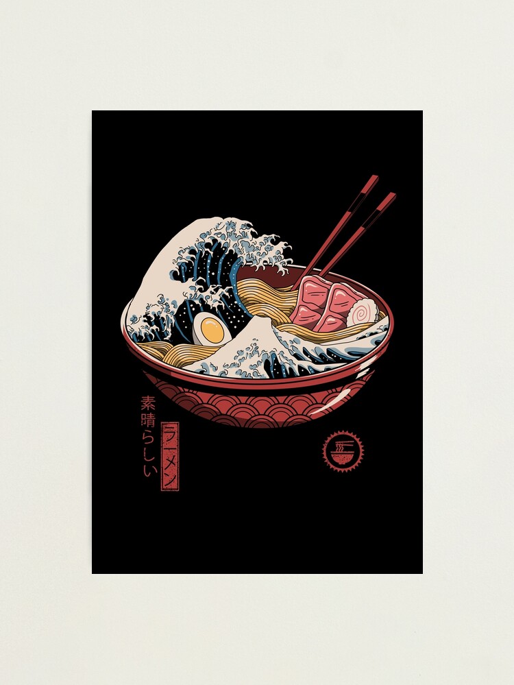 Alternate view of Great Ramen Wave Photographic Print