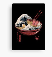 Great Ramen Wave Canvas Print