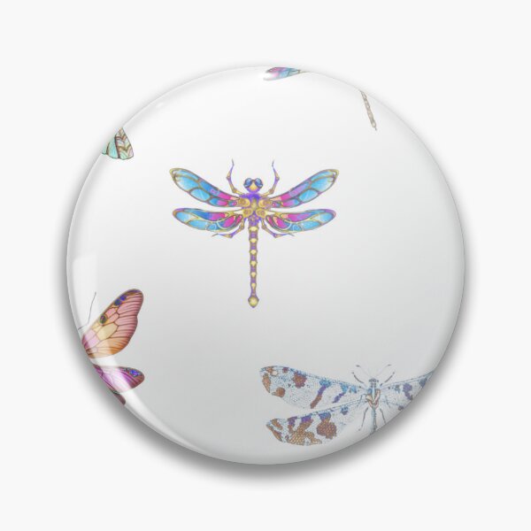 Item preview, high colorful Dragon fly sticker golden designed and sold by WEShop23.
