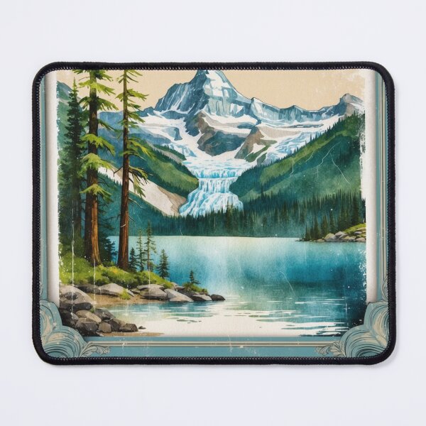 Item preview, Mount Rainier National Park Postcard Vintage Retro Travel designed and sold by TravelPostcardGems.
