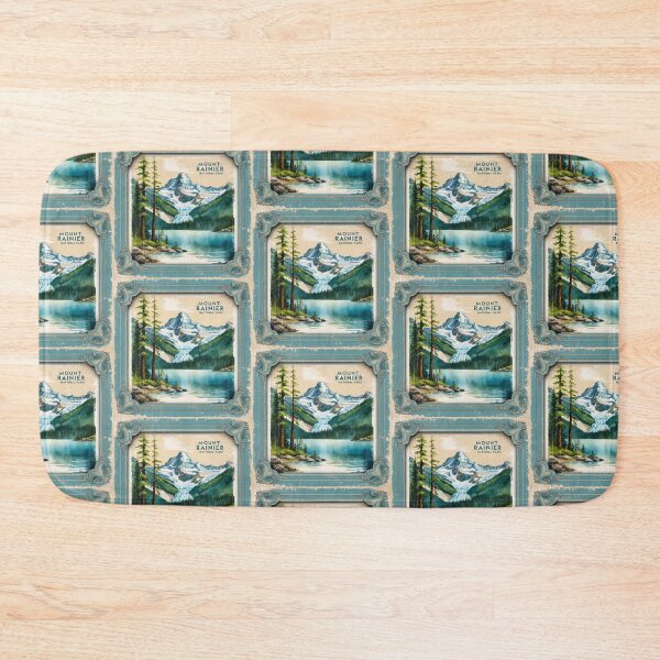 Item preview, Mount Rainier National Park Postcard Vintage Retro Travel designed and sold by TravelPostcardGems.