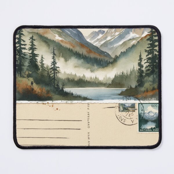 Item preview, North Cascades National Park Postcard Vintage Retro Travel designed and sold by TravelPostcardGems.