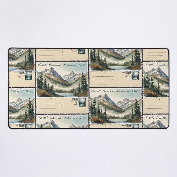 Item preview, North Cascades National Park Postcard Vintage Retro Travel designed and sold by TravelPostcardGems.