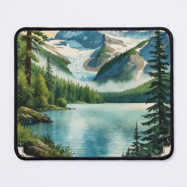 Item preview, Mount Rainier National Park Postcard Vintage Retro Travel designed and sold by TravelPostcardGems.