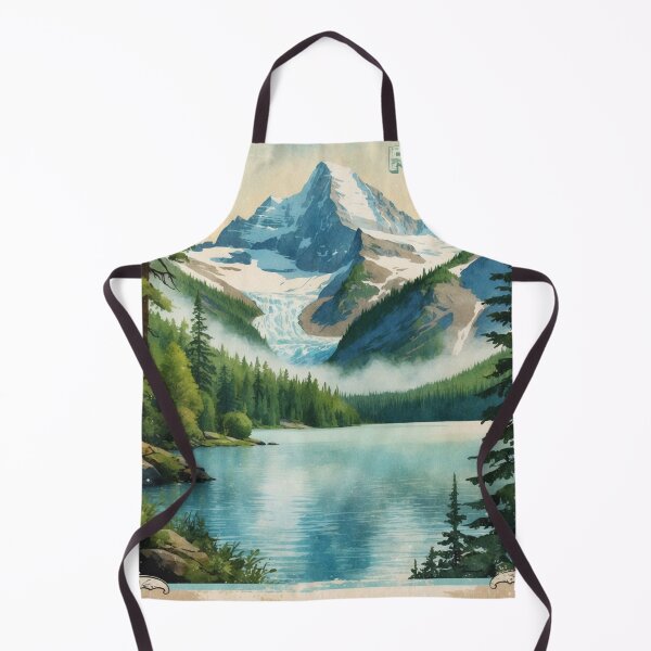 Item preview, Mount Rainier National Park Postcard Vintage Retro Travel designed and sold by TravelPostcardGems.