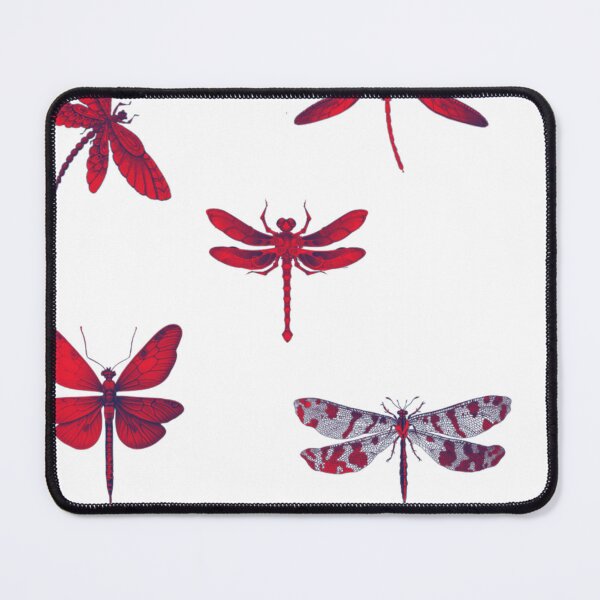 Item preview, redish colorful Dragon fly sticker golden designed and sold by WEShop23.