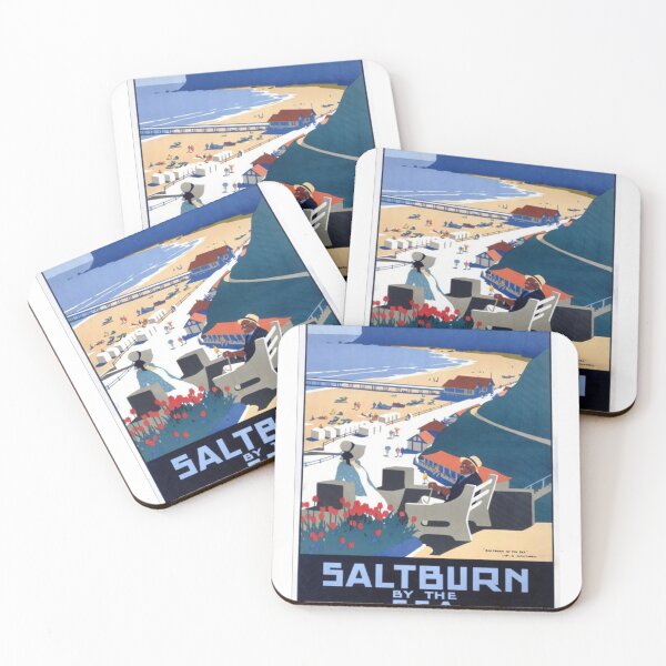 Item preview, Saltburn by the Sea Vintage travel poster designed and sold by KAY Artists.