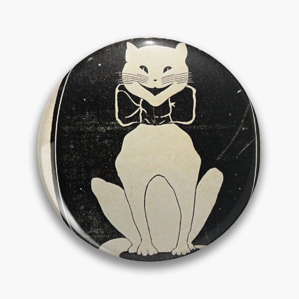 Item preview, Vintage retro advert featuring a white cat designed and sold by colliophoto.