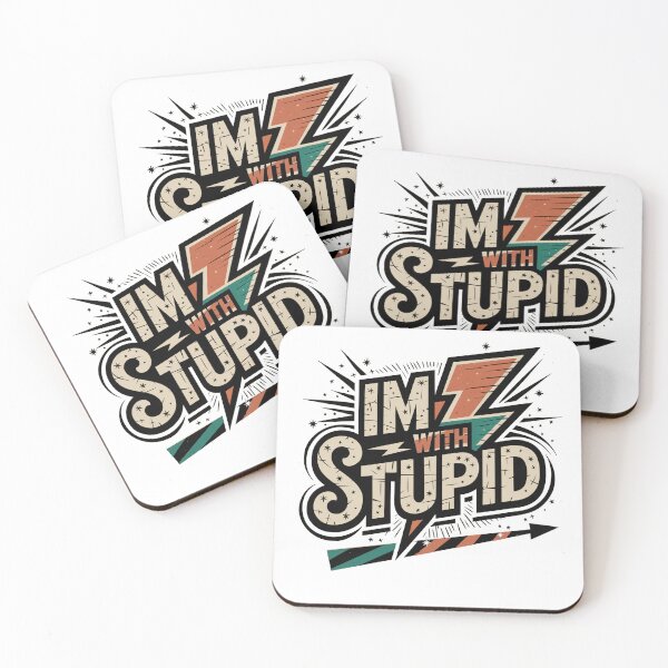 Item preview, i am with stupid designed and sold by tkhrbika.