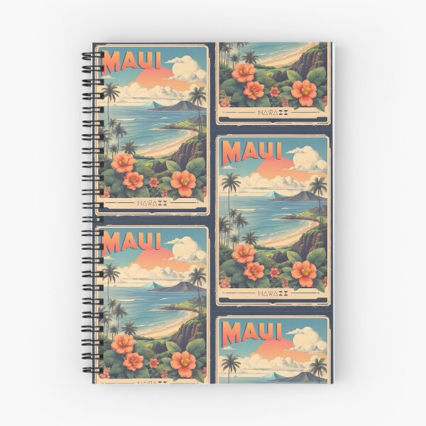Item preview, Maui Hawaï vintage travel poster designed and sold by KAY Artists.