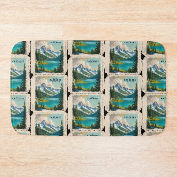 Item preview, North Cascades National Park Postcard Vintage Retro Travel designed and sold by TravelPostcardGems.