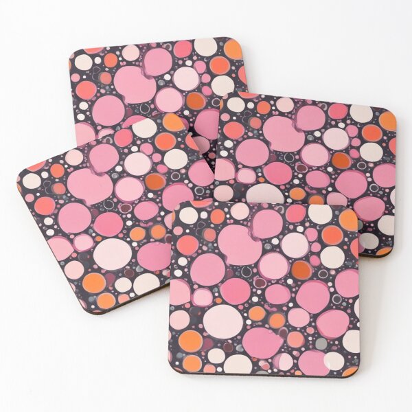 Item preview, Pink and orange spots designed and sold by GasconyPassion.