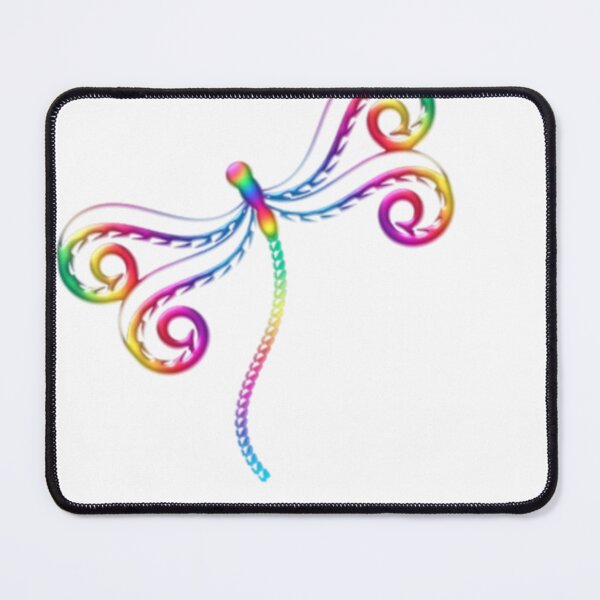 Item preview, rainbow Dragon fly sticker  designed and sold by WEShop23.