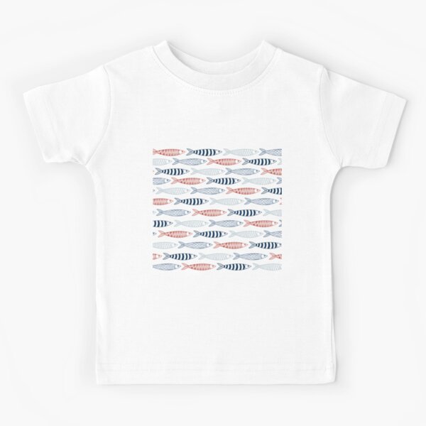 Item preview, Decorative Mediterranean Sardines Fish Pattern designed and sold by idovedesign.