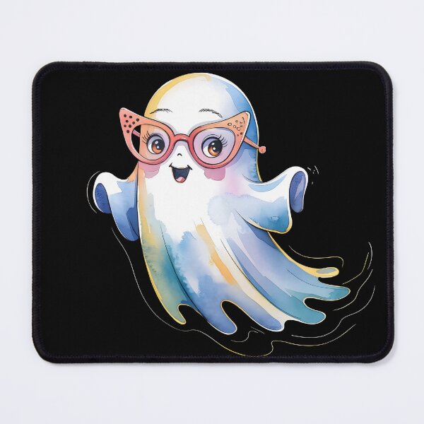 Item preview, Chill Watercolor Ghost with Sunglasses – Fun & Quirky Design designed and sold by PixelCraftBD.