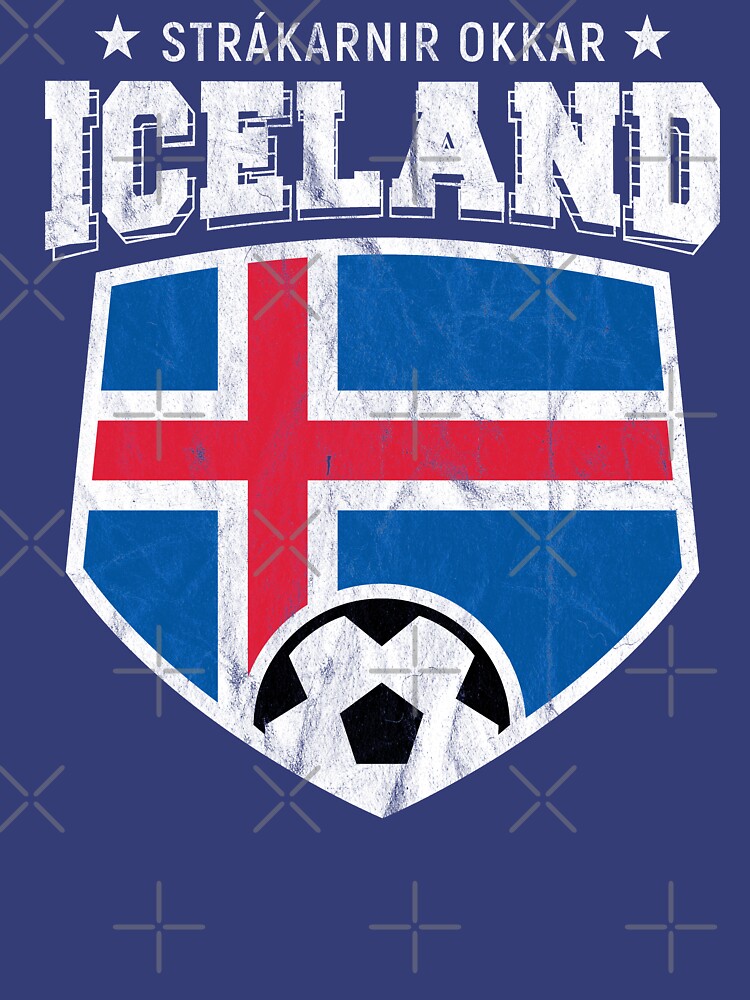 Iceland Football National Flag T Shirt World Soccer Jersey Cup