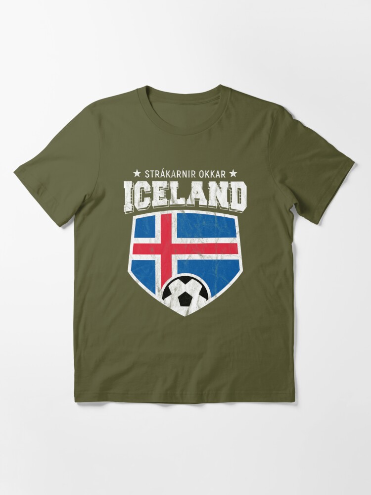 Iceland Football National Flag T Shirt World Soccer Jersey Cup