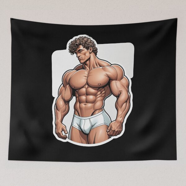 Item preview, New Series: Bodybuilder Sticker #43 designed and sold by ForeverPrintsOK.