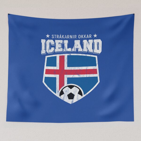 Item preview, Iceland Football National Flag T Shirt World Soccer Jersey Cup designed and sold by screenworks.