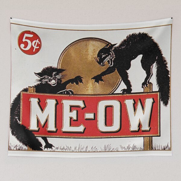 Item preview, Vintage retro advert featuring a cat designed and sold by colliophoto.