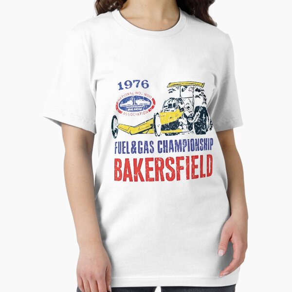 Item preview, 1976 Bakersfield Fuel & Gas Championship - burnout worn, aged print. designed and sold by retropetrol.