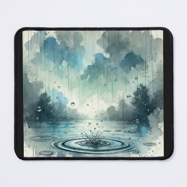Item preview, Rain is nature's poetry designed and sold by Charm-Designs.