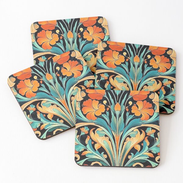 Item preview, Art Nouveau Art Nouveau Floral Nature Plant designed and sold by ArtHouseNiklas.