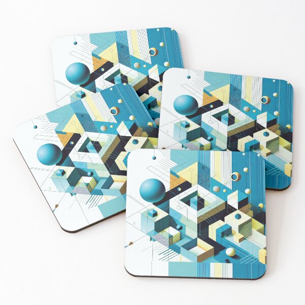 Item preview,  Composition of lines, surfaces, and curves designed and sold by SEOYOUNG ART SHOP.
