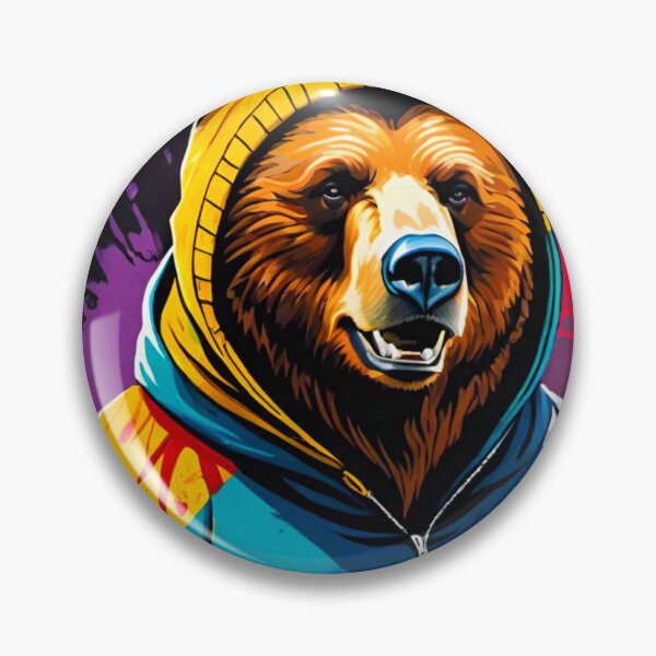 Item preview, Grizzly Hooligan: Fierce and Untamed designed and sold by GrizzlyCollective.