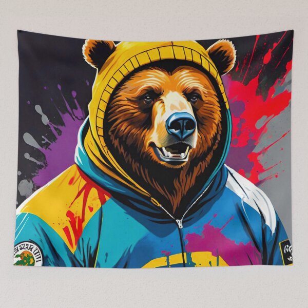 Item preview, Grizzly Hooligan: Fierce and Untamed designed and sold by GrizzlyCollective.