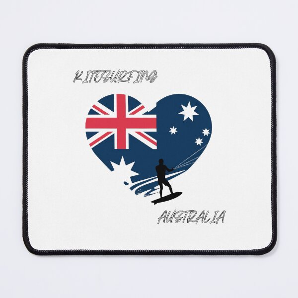Item preview, Kitesurf design with Australia heart silhouette designed and sold by StyleFused.