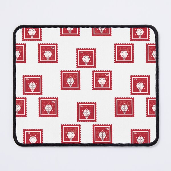 Item preview, Psychology | Cherry Red & White Stamps | College Psych Neuroscience Major | Mental Illness Graduate School Class | Brain Psychologist Therapist Job | University Degree Minor | StampHeed 002 designed and sold by StampHeed.