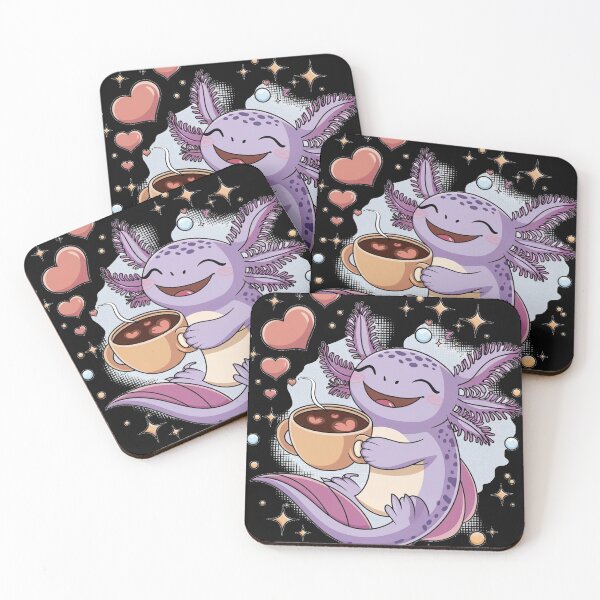 Item preview, Heartwarming Axolotl Latte Vibes designed and sold by pr1me-shop.