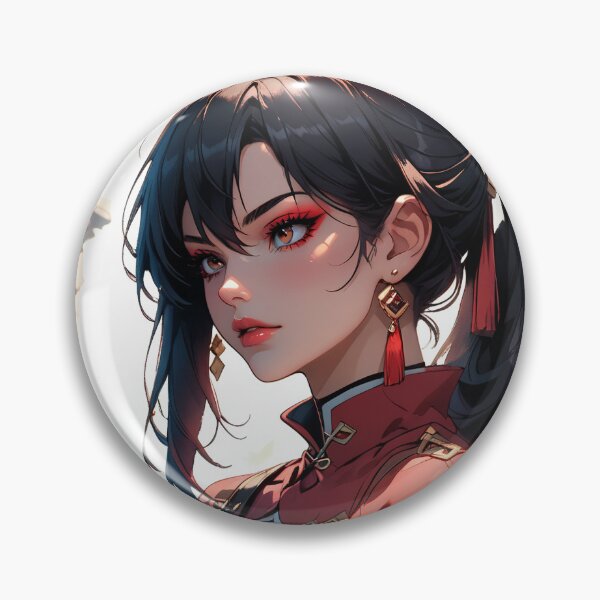 Item preview, Anime Girl with Red Eyes Beautiful Artwork designed and sold by WaifuBrowser.