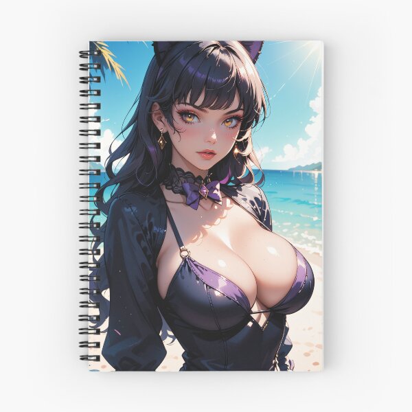 Item preview, Anime Girl with Purple Hair Beautiful Artwork designed and sold by WaifuBrowser.