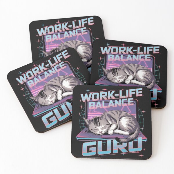 Item preview, Cat Work-Life Balance Guru designed and sold by mrGrayMan.