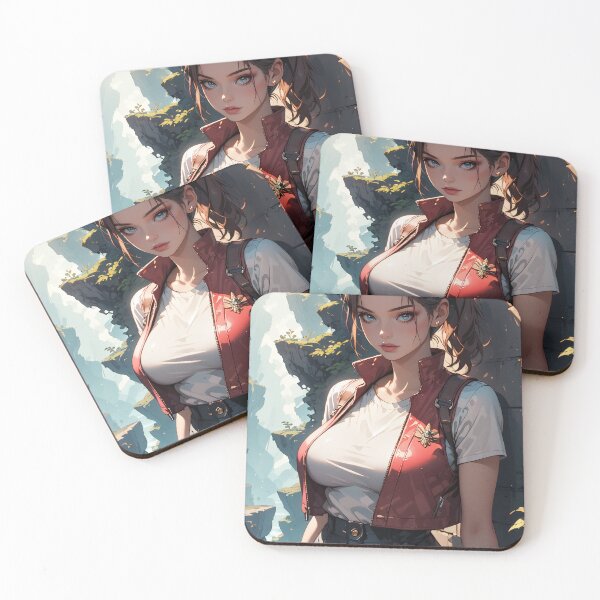 Item preview, Anime Girl with Ponytail in Catacombs designed and sold by WaifuBrowser.