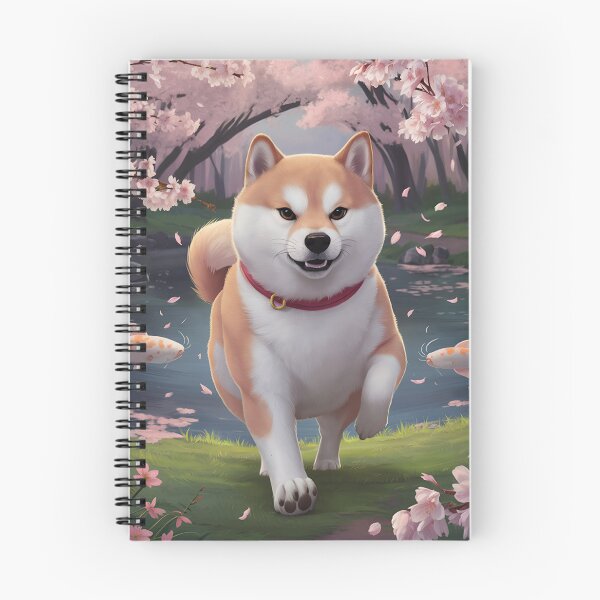 Item preview, Shiba in sakura forest designed and sold by R3FDesign.