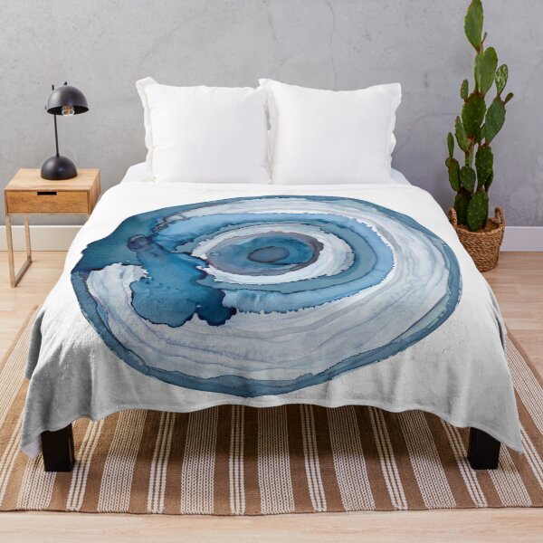 Item preview, Blue Agate Painting designed and sold by Kris Kivu.