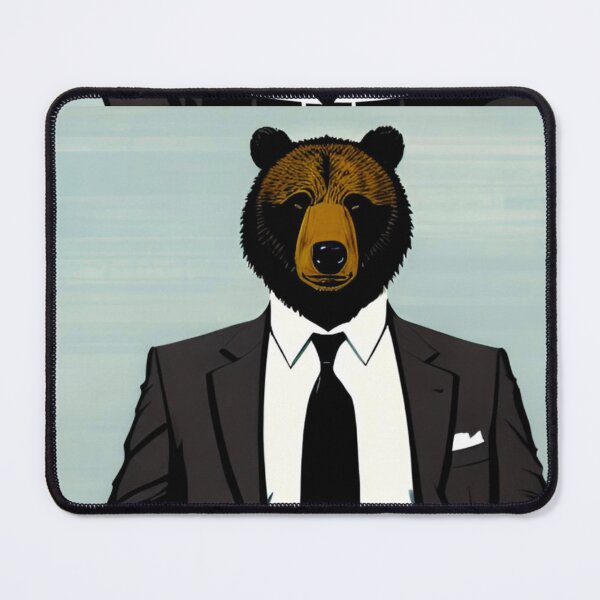 Item preview, Grizzly Boss in a Suit: Power and Elegance designed and sold by GrizzlyCollective.