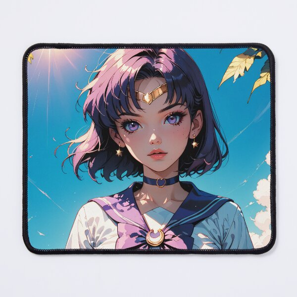 Item preview, Anime Schoolgirl in Purple White Outfit designed and sold by WaifuBrowser.