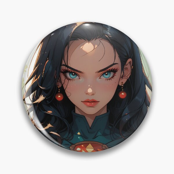 Item preview, Anime Queen Girl in Green Outfit designed and sold by WaifuBrowser.