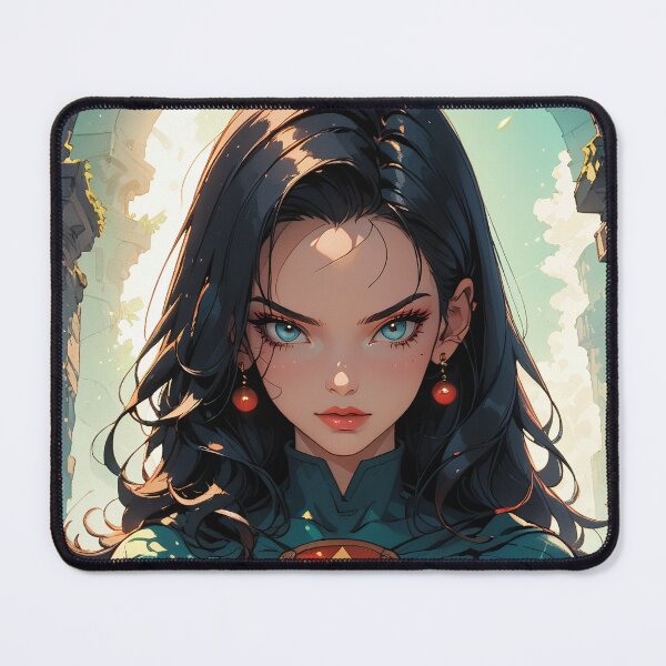 Item preview, Anime Queen Girl in Green Outfit designed and sold by WaifuBrowser.