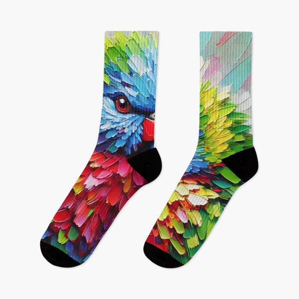Item preview, Abstract Wedge-tailed Lorikeets designed and sold by Eric Nagel.
