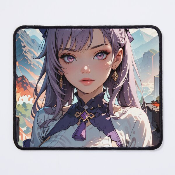 Item preview, Anime Girl with Violet Hair designed and sold by WaifuBrowser.